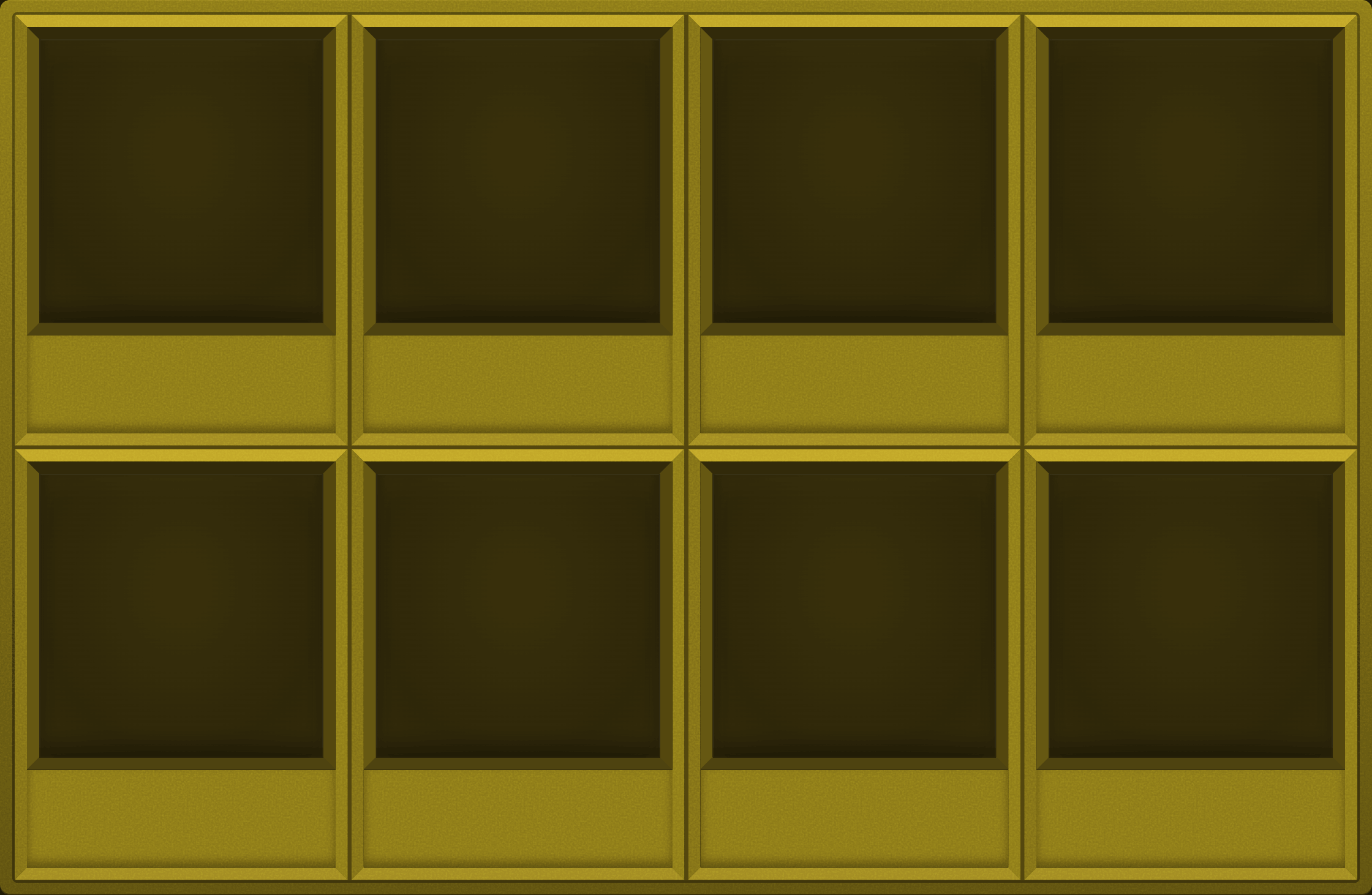 Yellow Display Case (2x4)